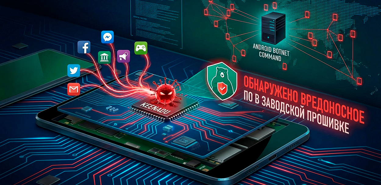 Вирус с завода: «Касперский» обнаружил бэкдор Keenadu в прошивках Android-планшетов