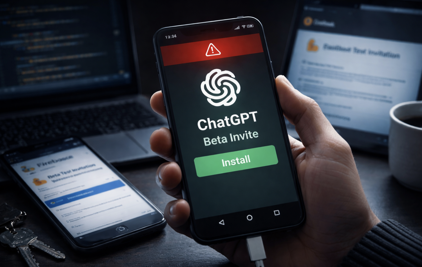 Хакеры атакуют пользователей Android через фальшивые приглашения в бета-версию ChatGPT
