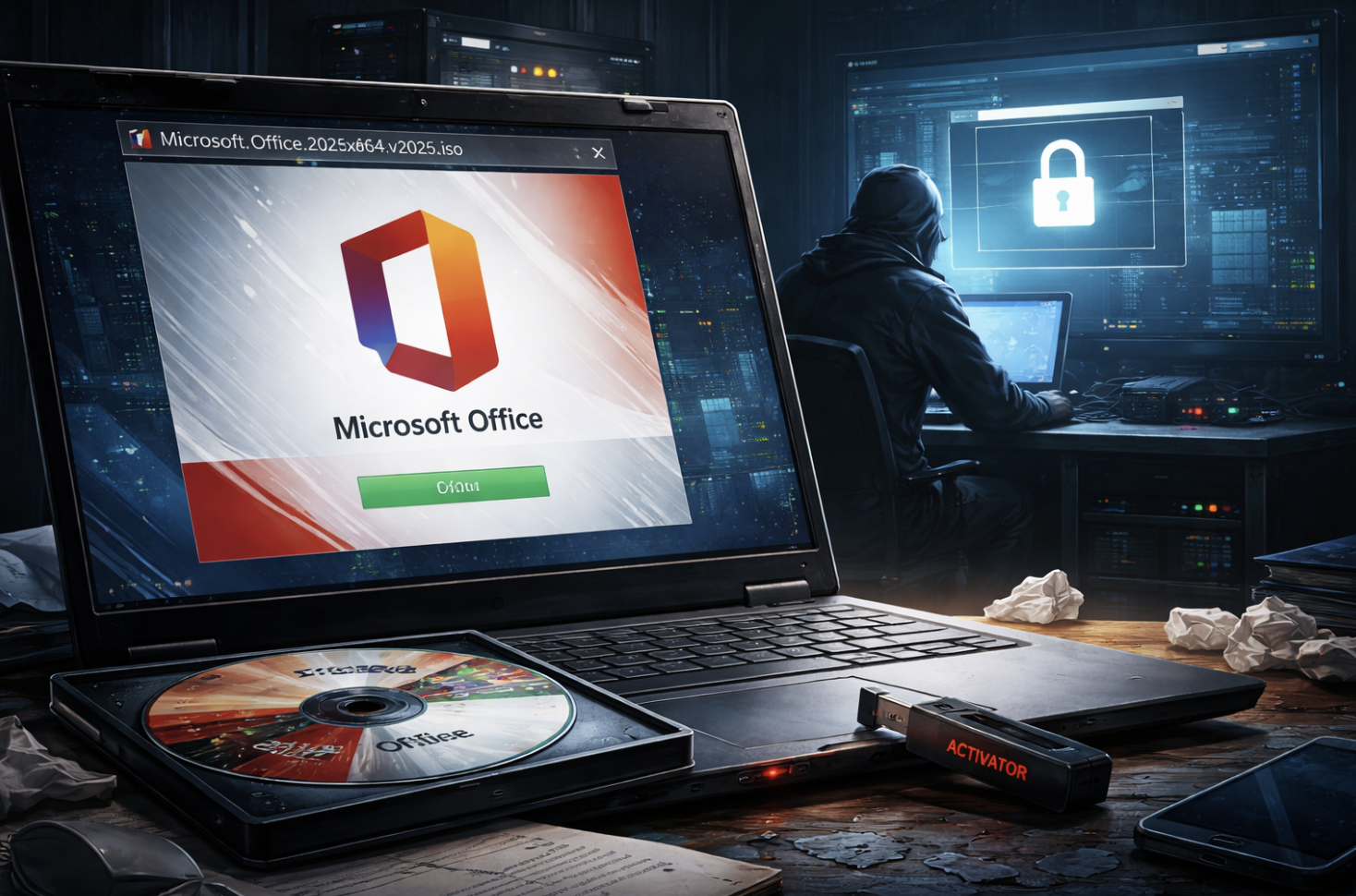 Хакеры используют поддельный Office, а потом получают тихий доступ к компьютеру через RDP