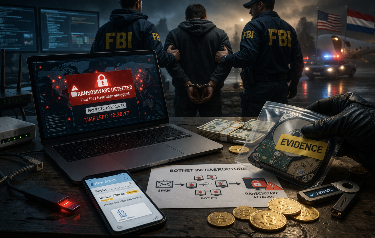 Российский участник ботнет-группы получил 2 года тюрьмы в США: что известно по делу Ильи Ангелова