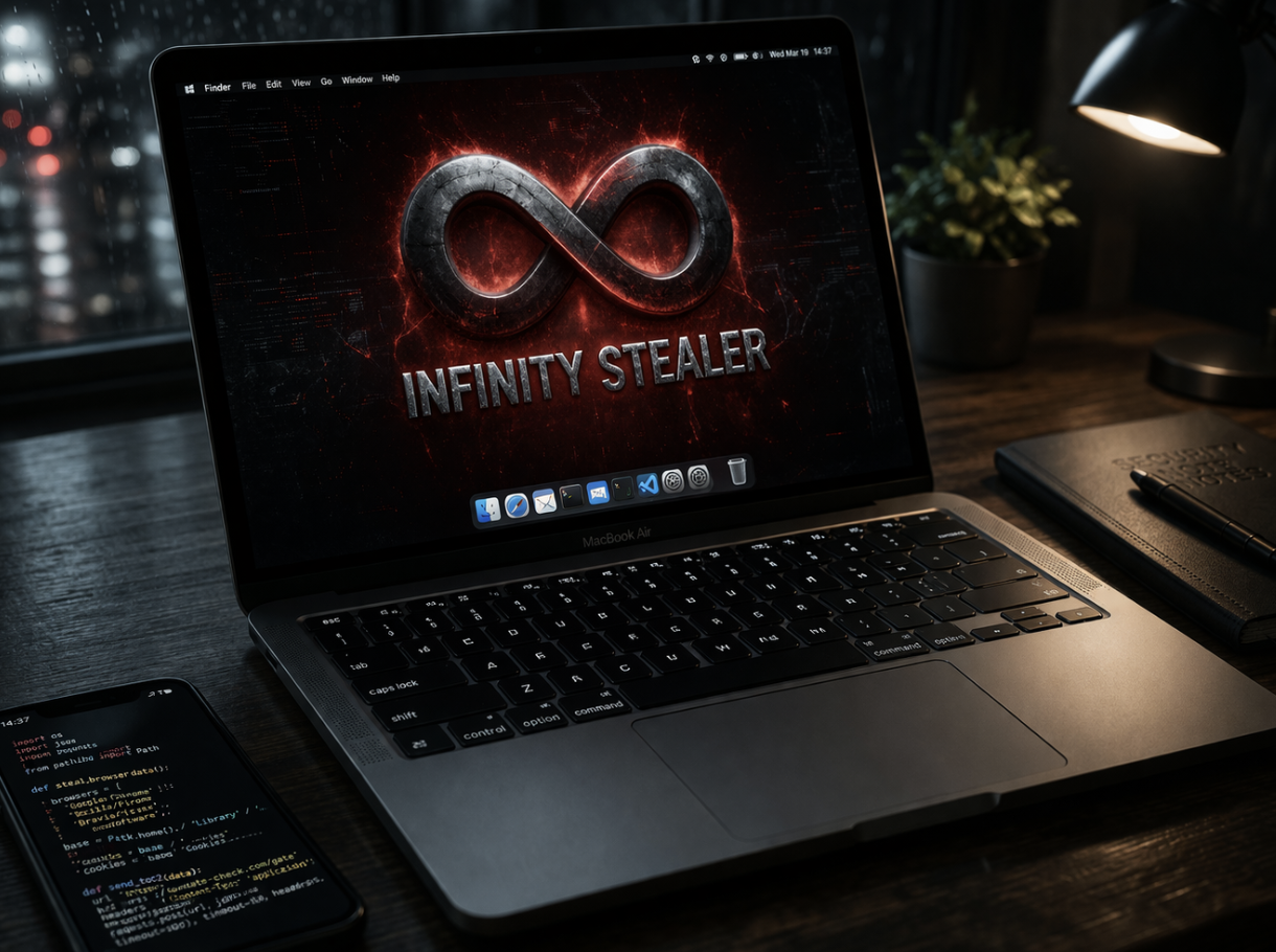 Infinity Stealer атакует macOS через ClickFix: как новый стилер крадёт пароли, ключи и данные разработчиков