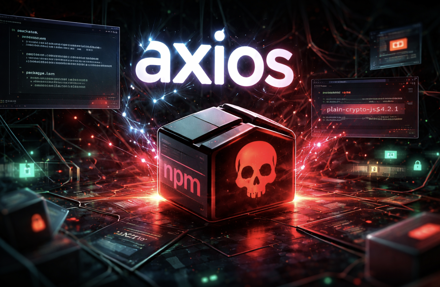 Axios подменили через npm: злоумышленники выпустили вредоносные версии популярнейшей JS-библиотеки