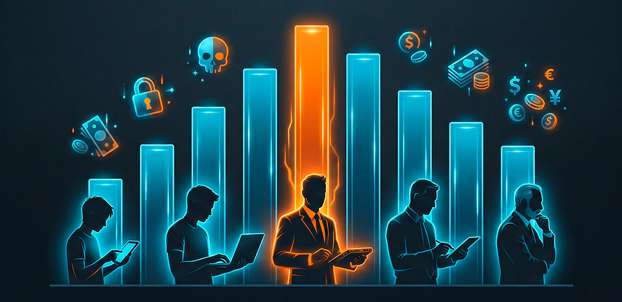 Типичному киберпреступнику не 18, а 35–44 года
