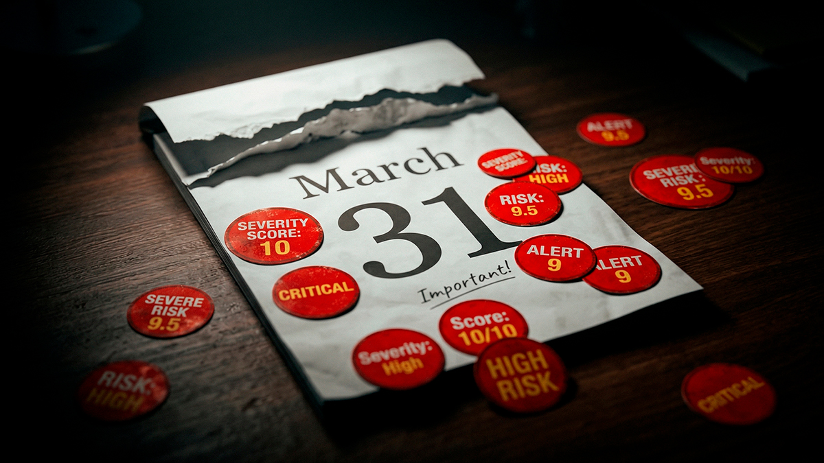 Обзор уязвимостей 31 марта: CVSS 10.0 в NocoBase, пять ошибок baserCMS, WordPress RCE