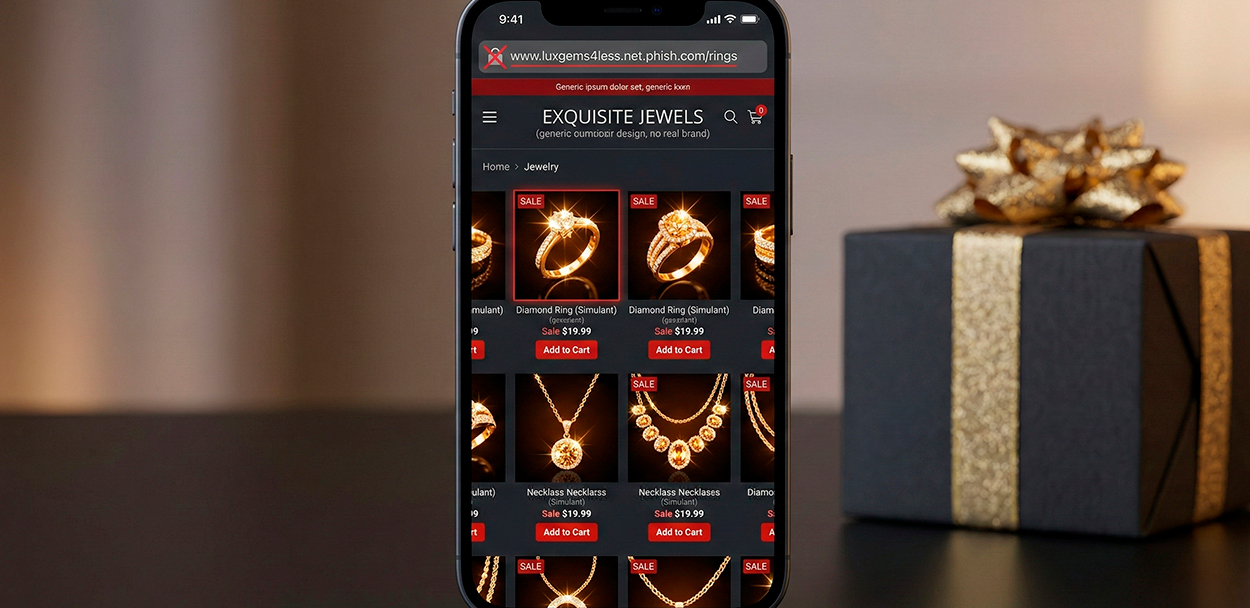 Перед 8 Марта появились десятки фишинговых сайтов под видом ювелирных магазинов