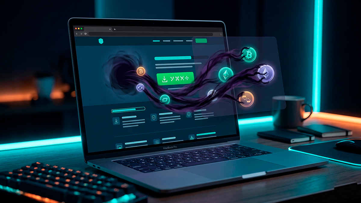 Fake CleanMyMac site installs SHub Stealer and backdoors five crypto wallets on macOS