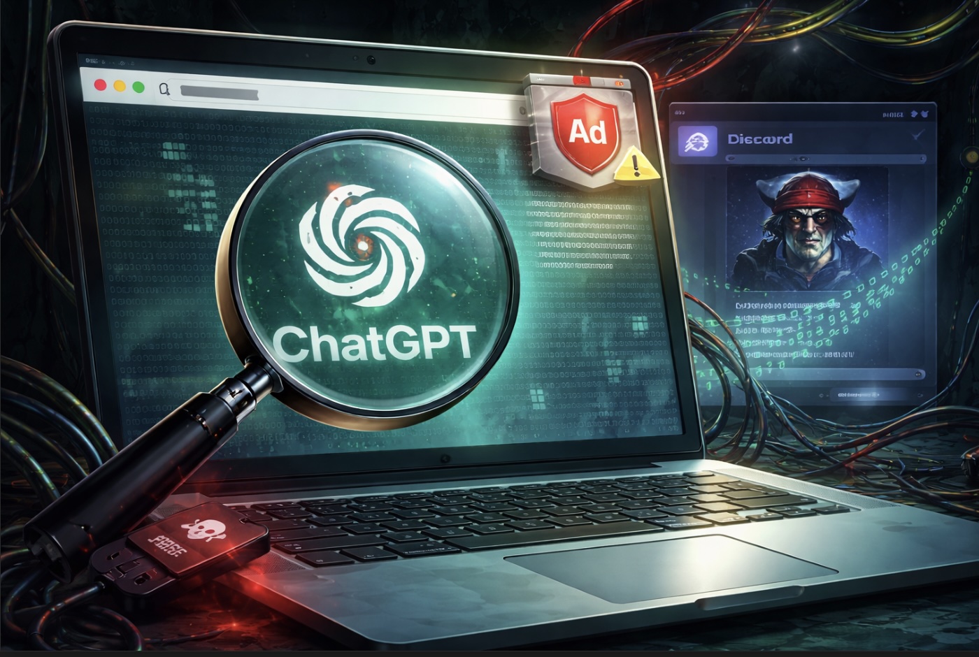 Блокировщик рекламы для ChatGPT оказался шпионом: расширение воровало переписки и сливало их в Discord