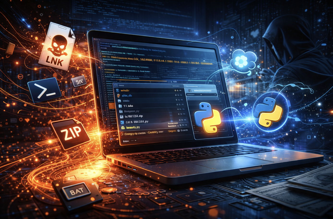Kimsuky усложнила атаки через LNK-файлы и перешла к многоступенчатой доставке Python-бэкдора
