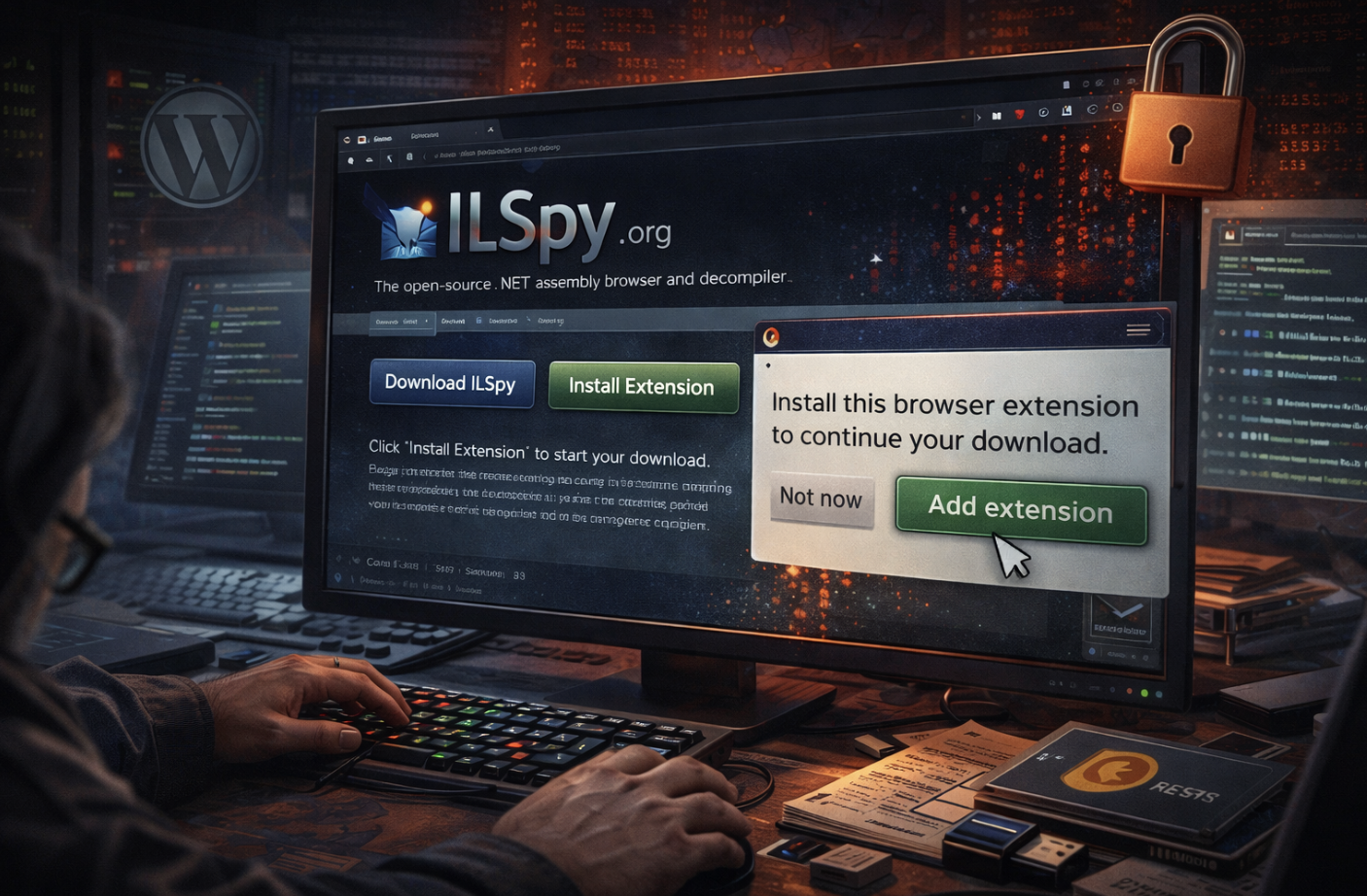 Вместо ILSpy — вредоносное расширение: атакующие скомпрометировали сайт на WordPress