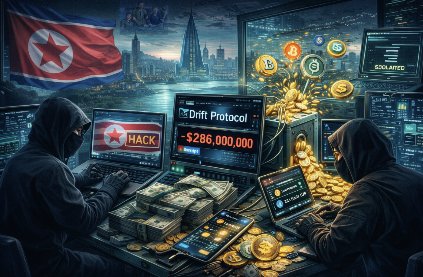 У Solana новый крупный взлом: из Drift Protocol вывели $286 млн, след ведёт к северокорейским хакерам