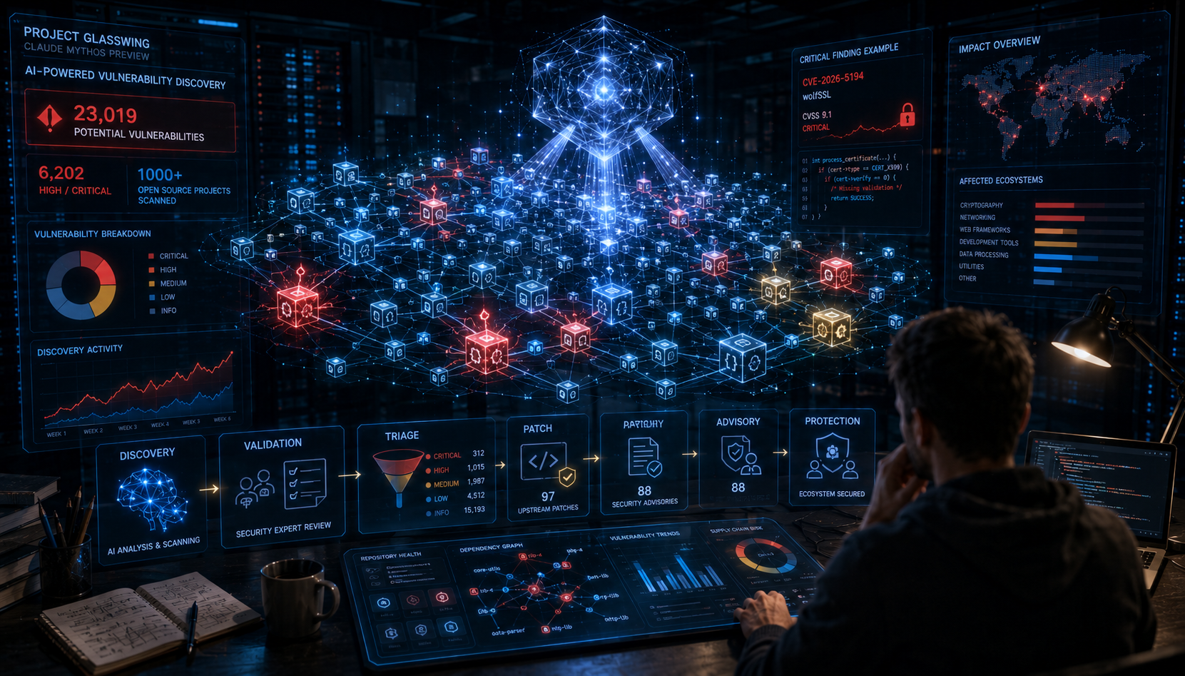 Anthropic прогнала Mythos по open source и нашла 23 тысячи потенциальных уязвимостей