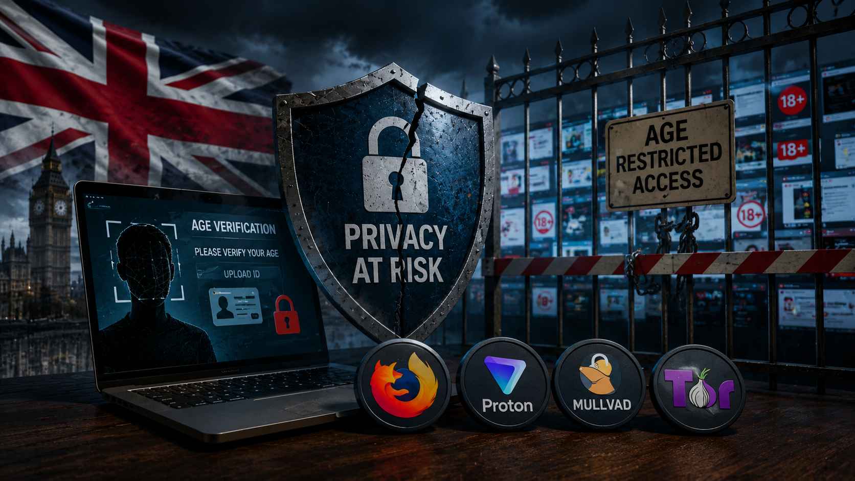 Mozilla, Proton и Tor выступили против жёсткой проверки возраста в интернете