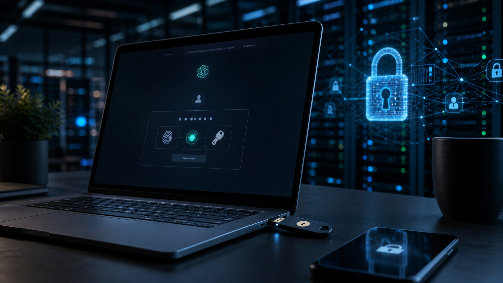 OpenAI усиливает защиту аккаунтов: вход через аппаратные ключи и passkey