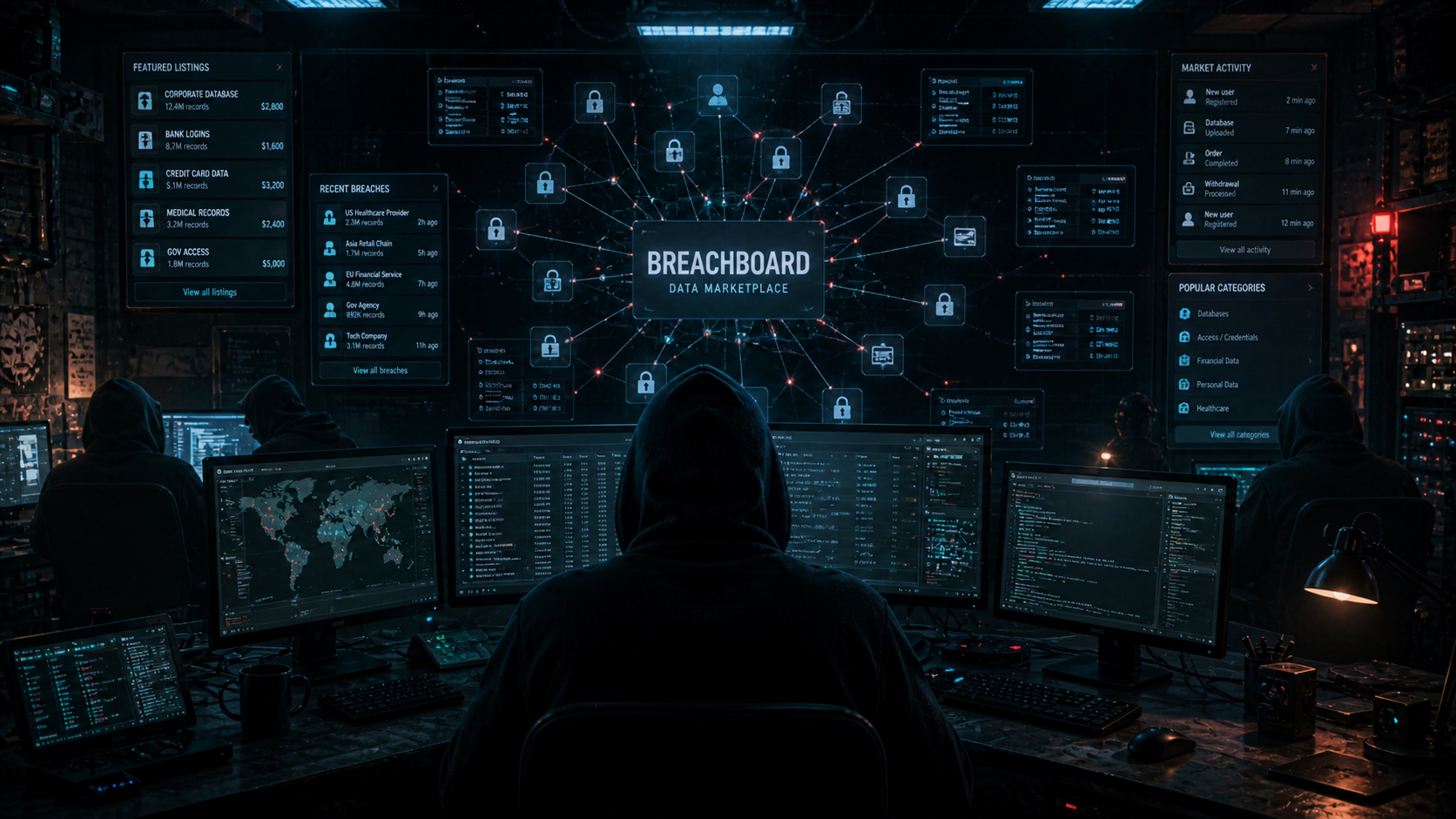 На смену BreachForums: в даркнете появился BreachBoard — новая витрина утечек