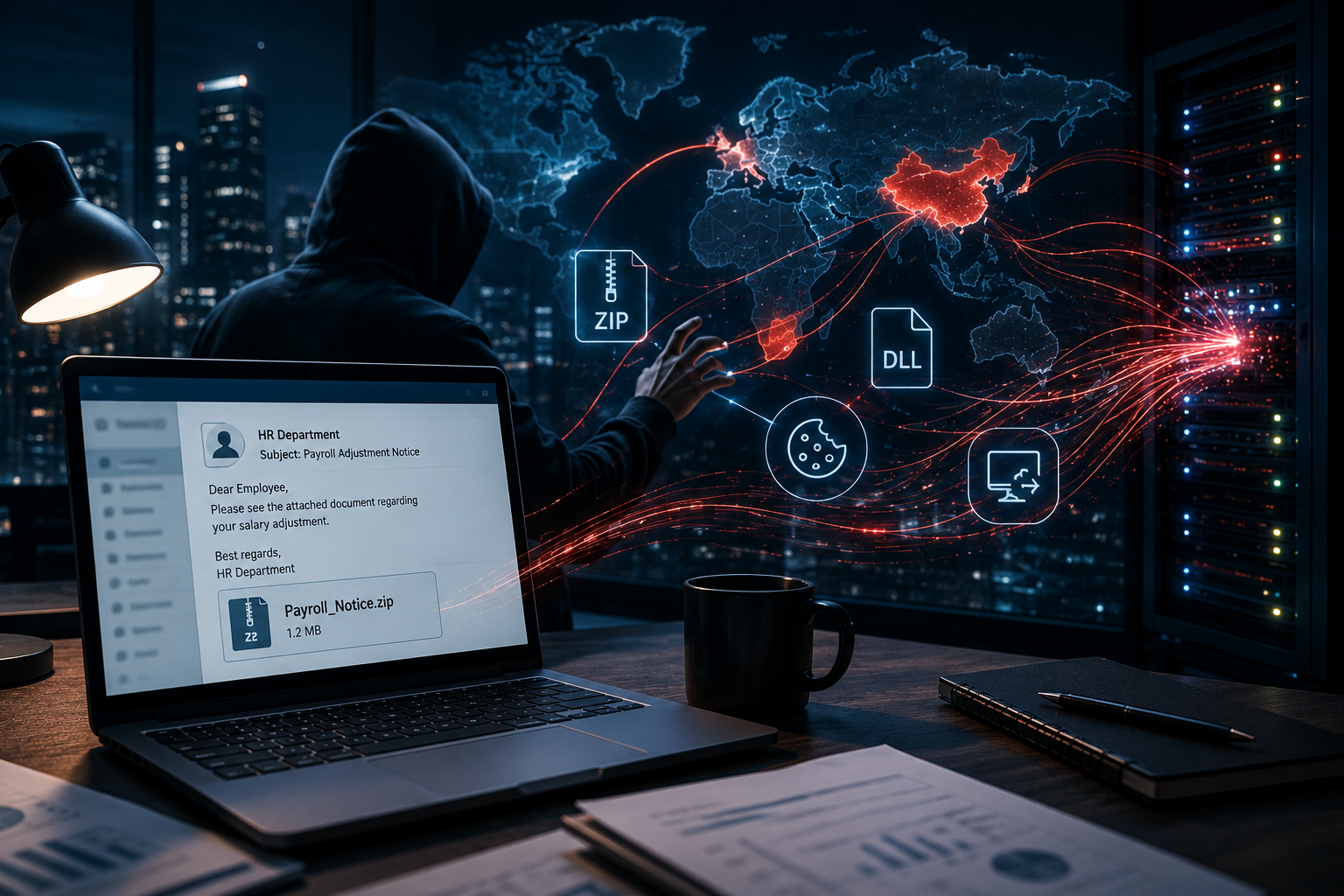 TA4922 вышла за пределы Азии: фишинговая группа крадет данные Chrome