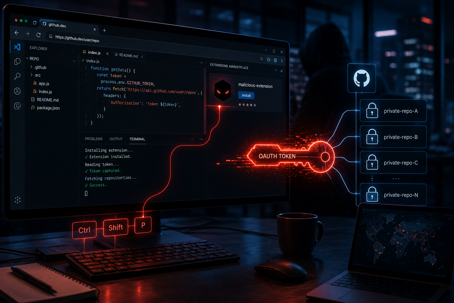 В VS Code нашли 0-day: один клик мог открыть атакующему доступ к приватным репозиториям GitHub