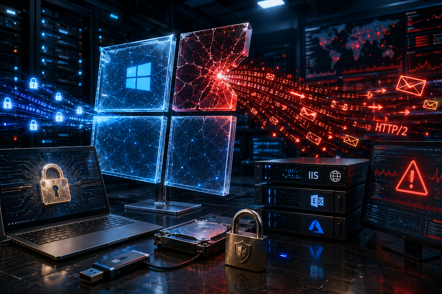 Microsoft закрыла 200 уязвимостей в июньском Patch Tuesday: среди них HTTP/2 Bomb, BitLocker и баги Office