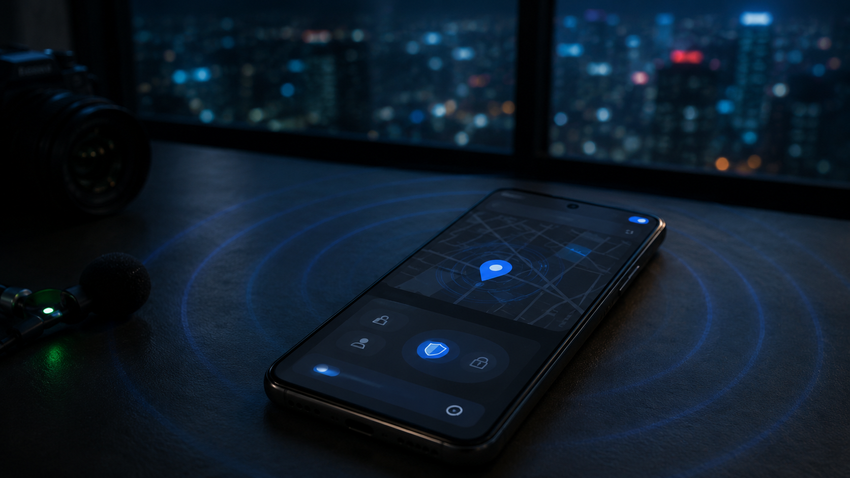 Android начал показывать синюю точку, когда приложения следят за геолокацией