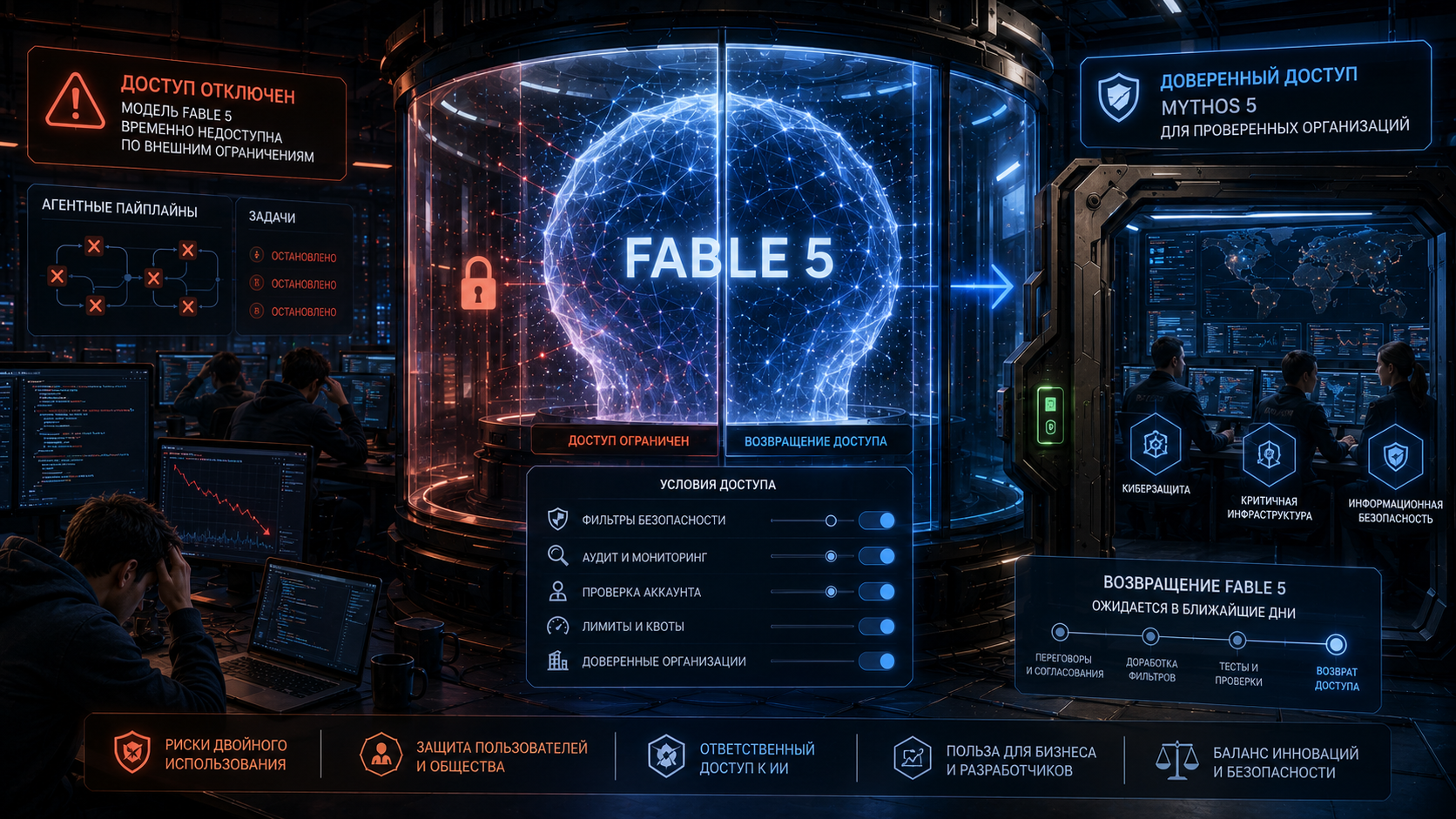 Anthropic готовит возвращение Fable 5: доступ к мощной ИИ-модели могут открыть после двух недель блокировки