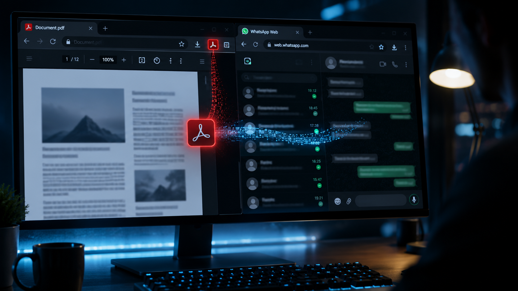 Расширение Adobe Acrobat позволяло красть переписку из WhatsApp Web