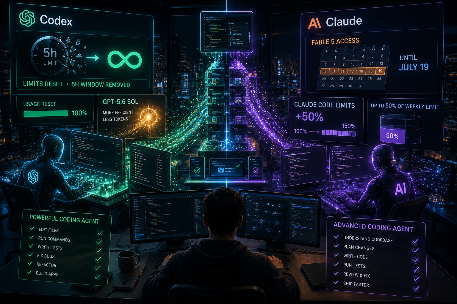OpenAI и Anthropic снова временно ослабили лимиты для кодеров