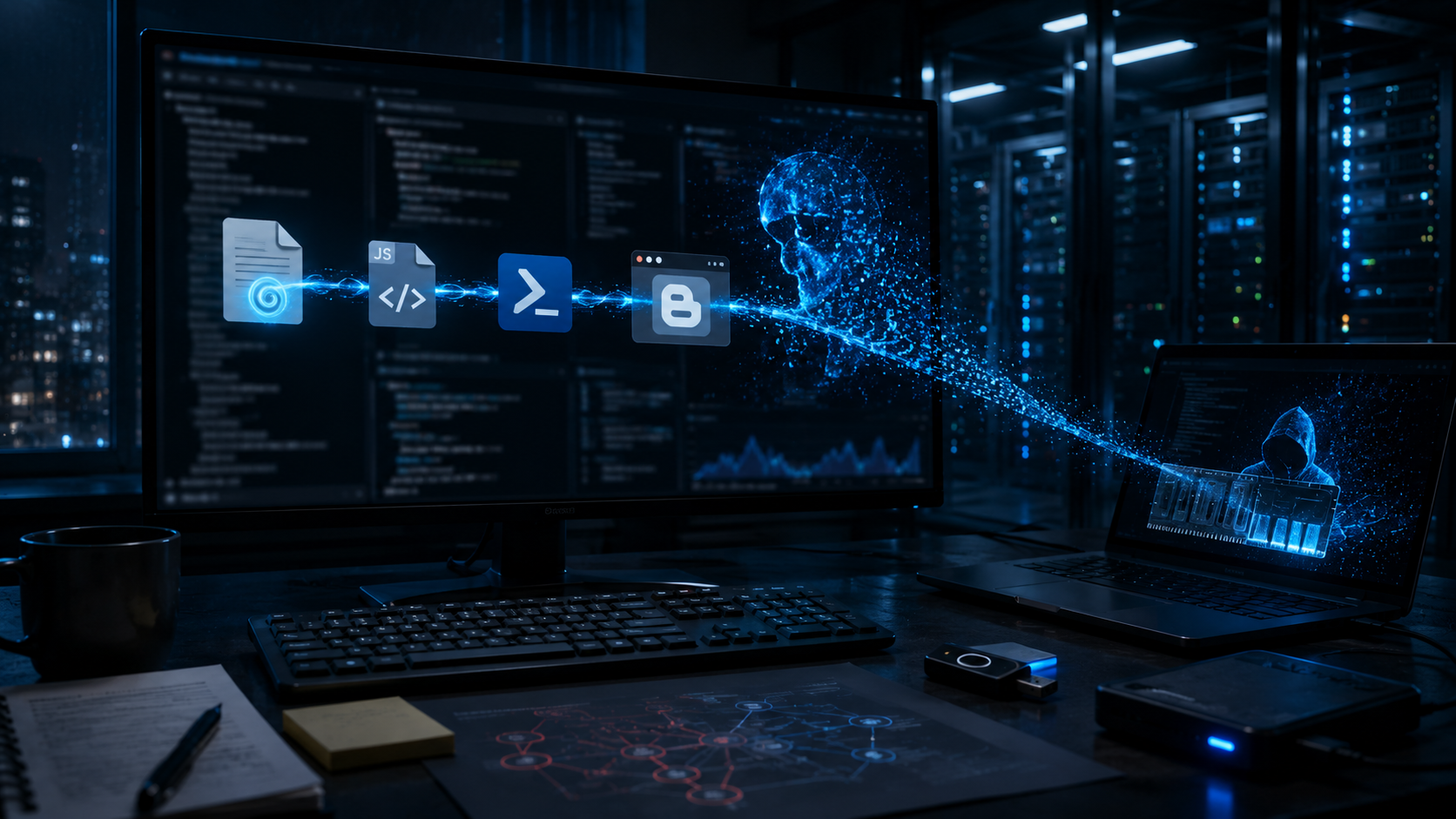 Blogspot стал тайником для стилера: Veil#Drop прячет PureLog в памяти Windows