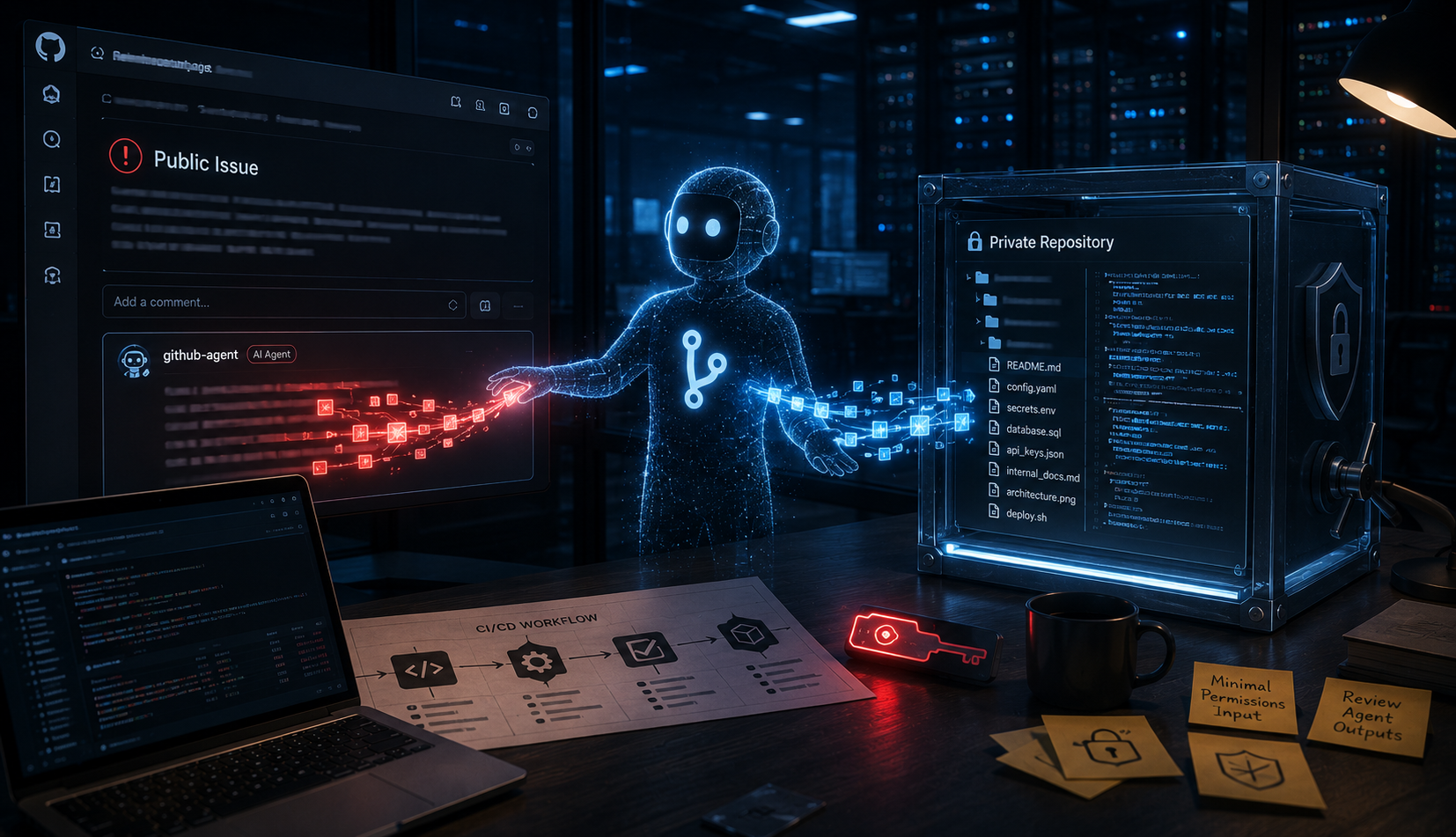 GitHub Issue как ловушка для ИИ-агента: публичная задача может вытянуть данные из приватного репозитория