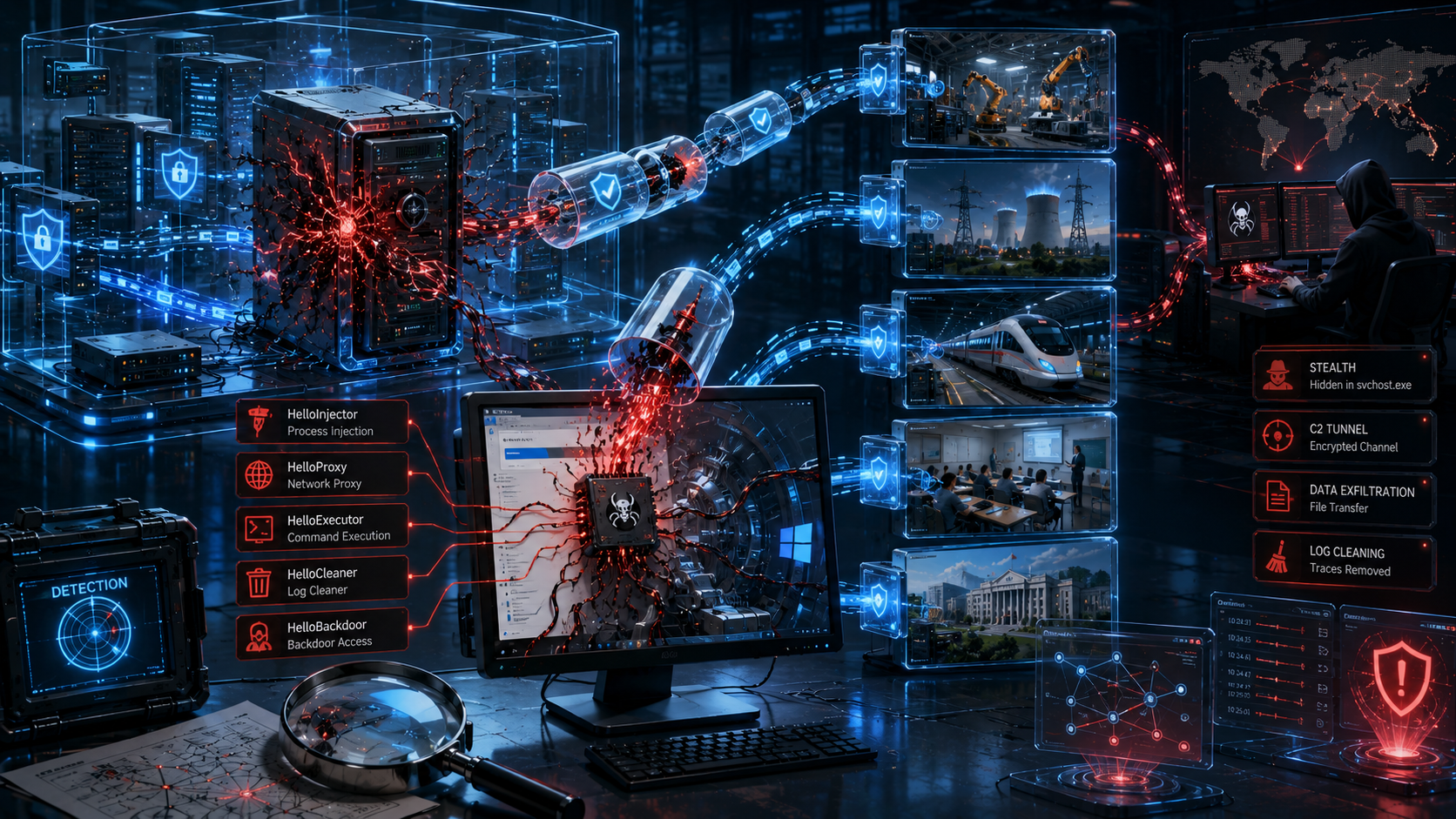 HelloNet прорвался в защищённые сети через ViPNet