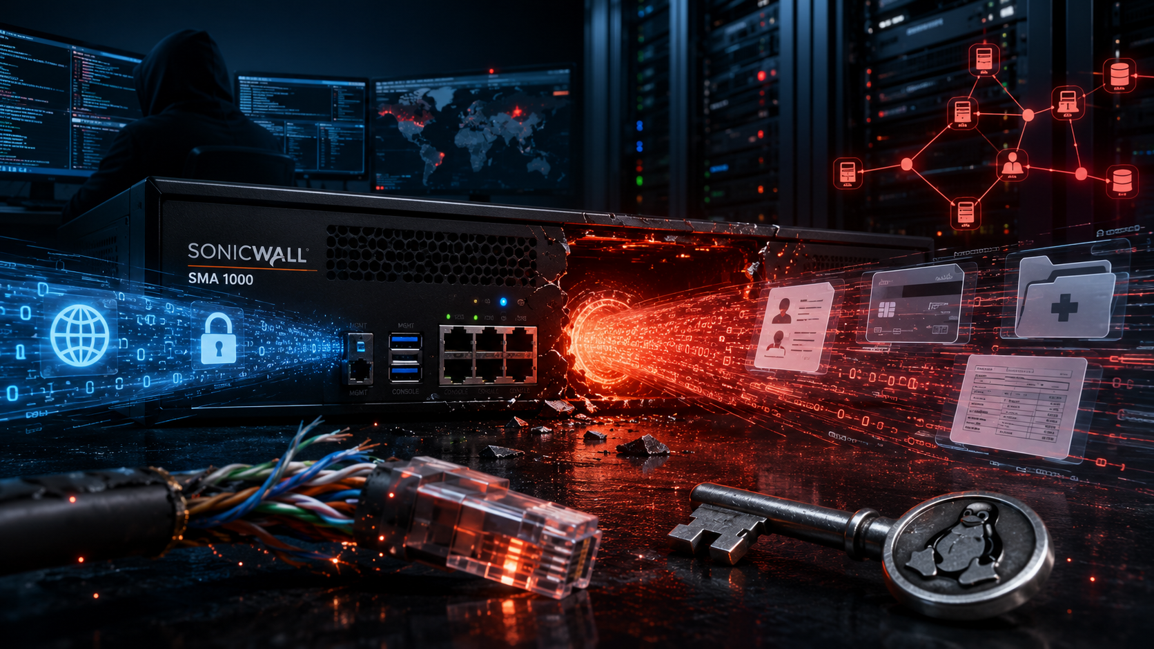 SonicWall SMA1000 взламывали через две уязвимости нулевого дня