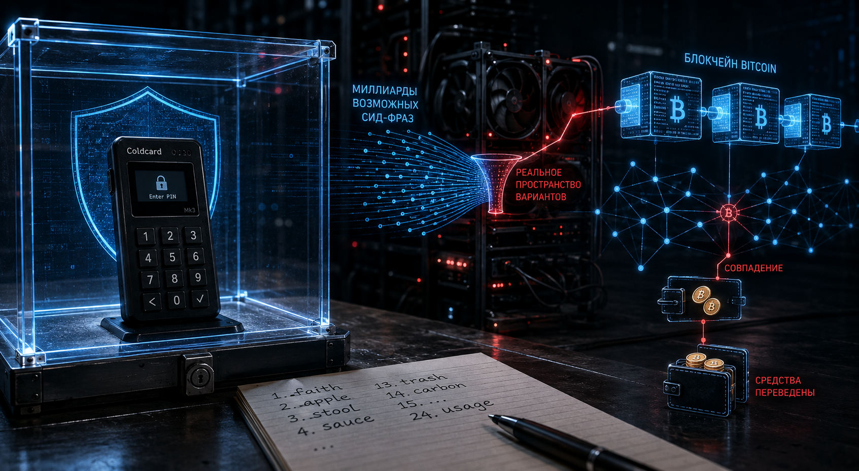 Кошелёк не взламывали: ошибку Coldcard связали с выводом 594 BTC