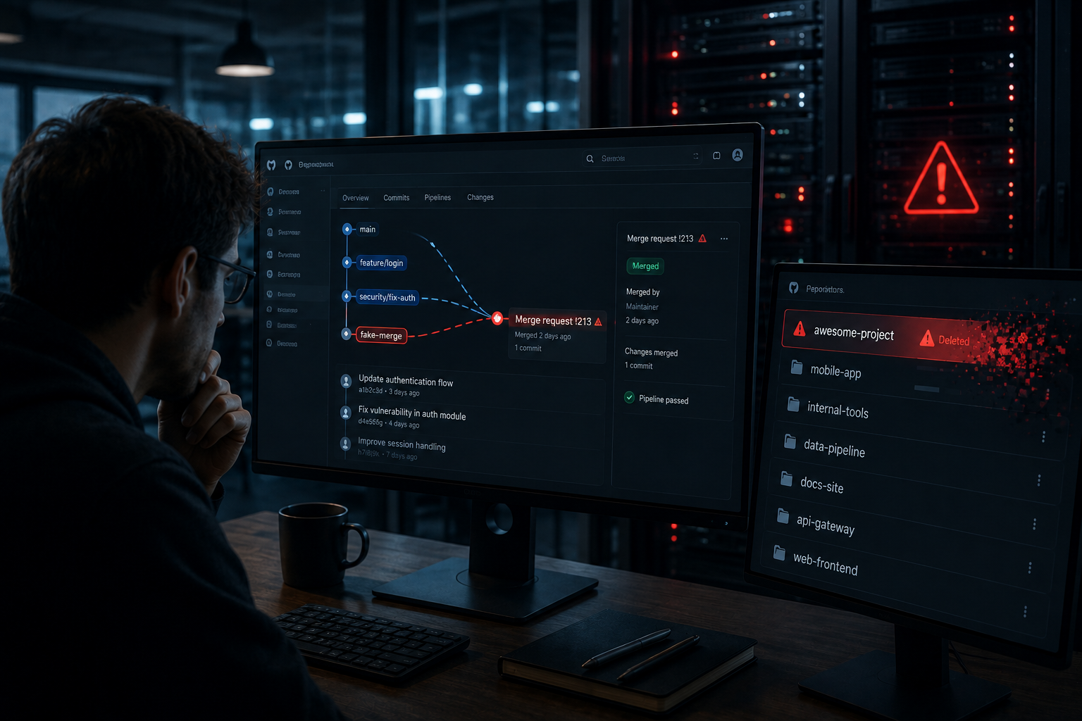 Критическую уязвимость GitLab начали использовать через два дня