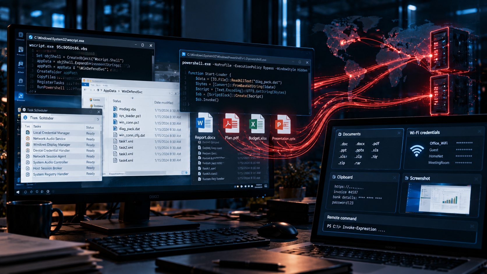 TASK#STOMP ворует документы штатными средствами Windows