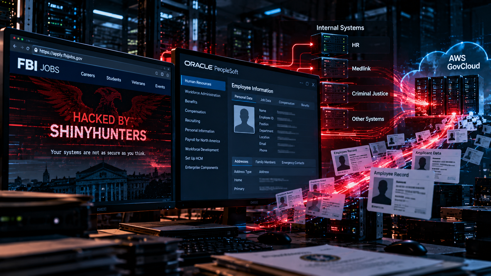 ShinyHunters заявила о взломе ФБР через PeopleSoft