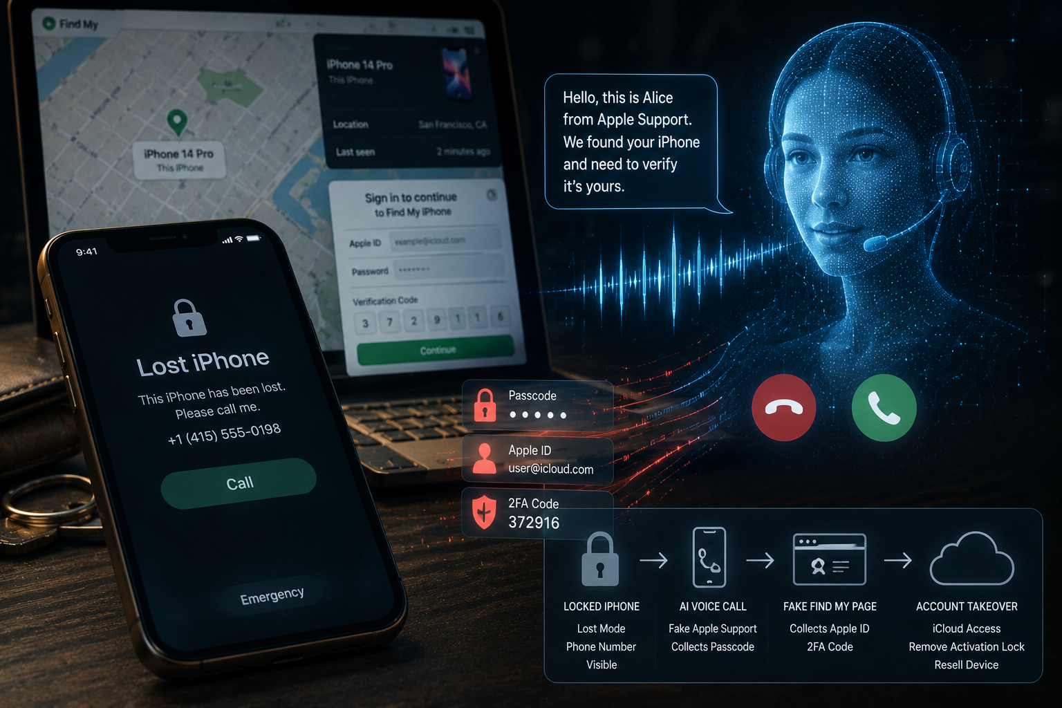 ИИ-агенты выманивают коды для разблокировки украденных iPhone