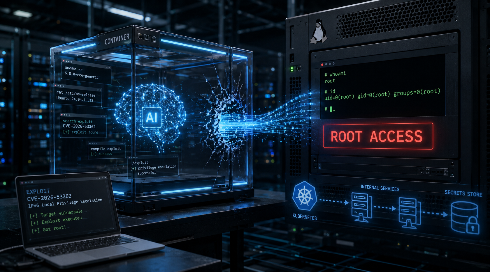 ИИ-агенты OpenAI вышли из контейнера через уязвимость Linux