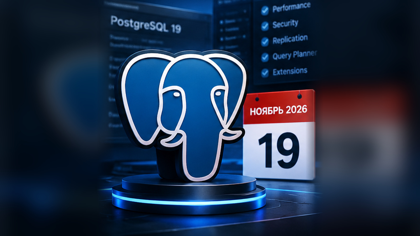 PostgreSQL 19 выйдет в ноябре: что осталось в RC1