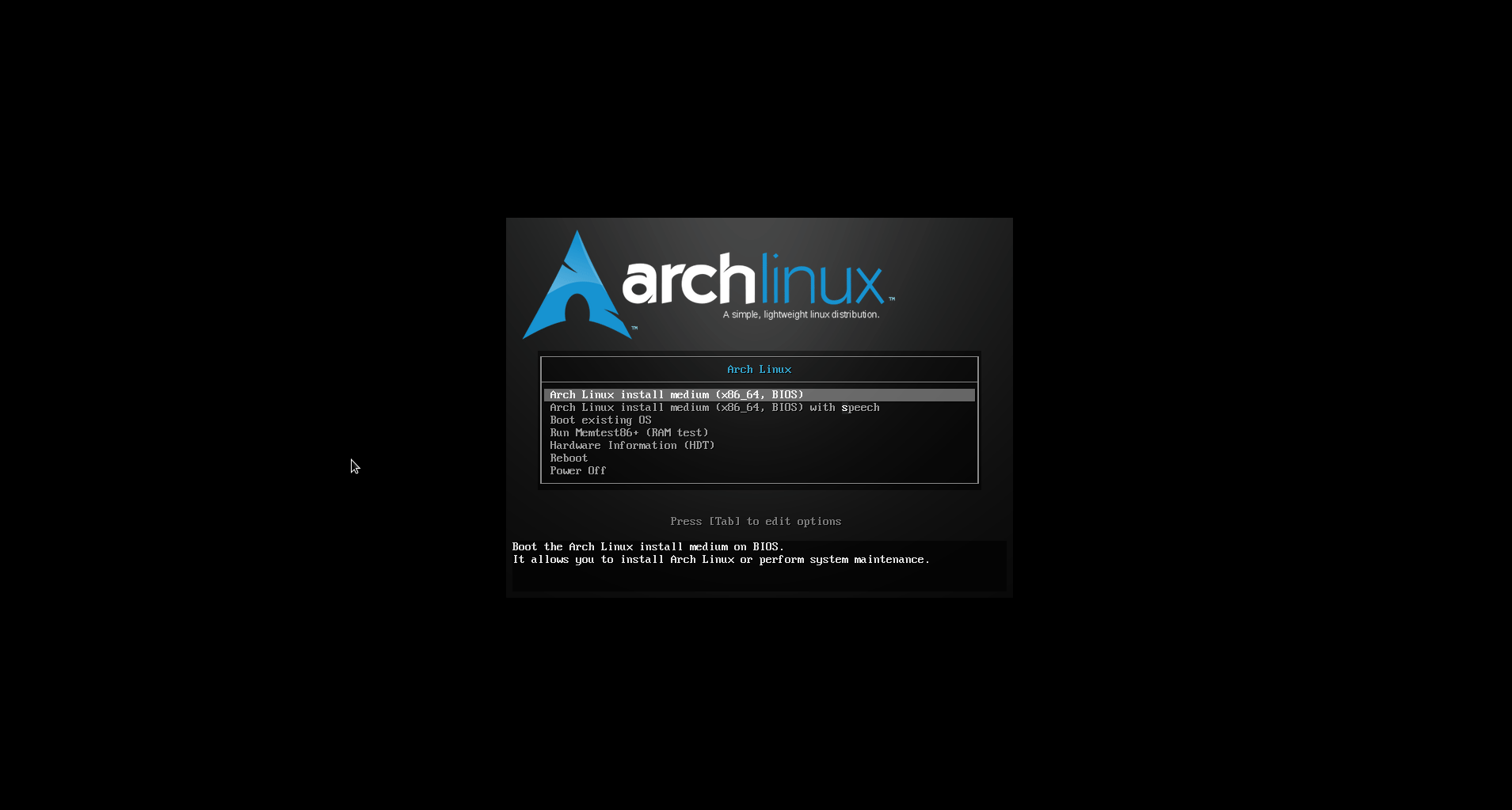 Установка Archlinux Установка Archlinux