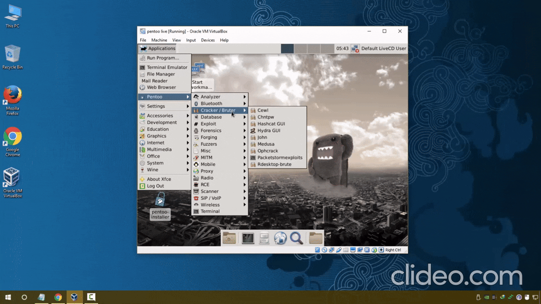 Видео процесса Pentoo Видео процесса Pentoo