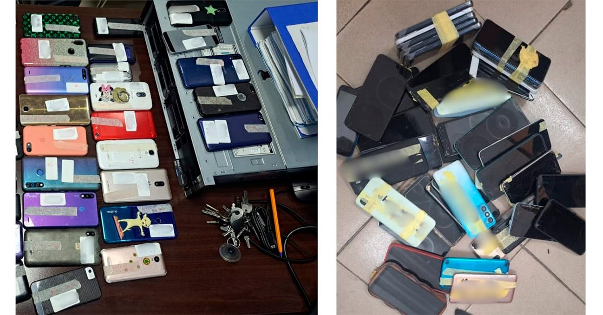 Арестованы 58 человек, изъяты 240 телефонов, 25 ноутбуков и свыше 300 SIM-карт