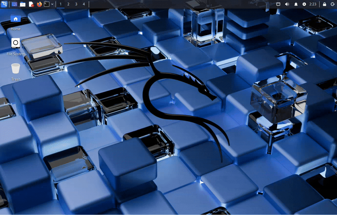 Рабочий стол Kali Linux Рабочий стол Kali Linux